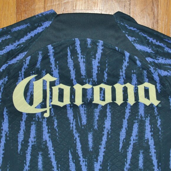 Nike Club America Vapor Match ADV Soccer Jersey Mens M L Blue - Picture 5 of 7